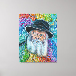 Impressão Em Tela O Lubavitcher Rebbe Rainbow
