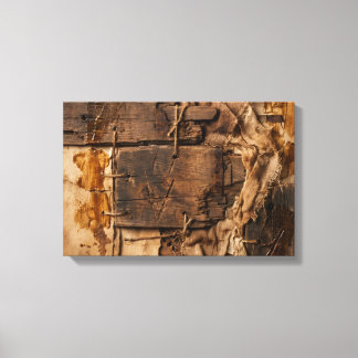 Impressão Em Tela O Mapa Dourado da Memória Ancestral Arte de Parede