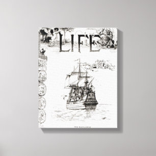 Impressão Em Tela O Mayflower, capa 'de Life