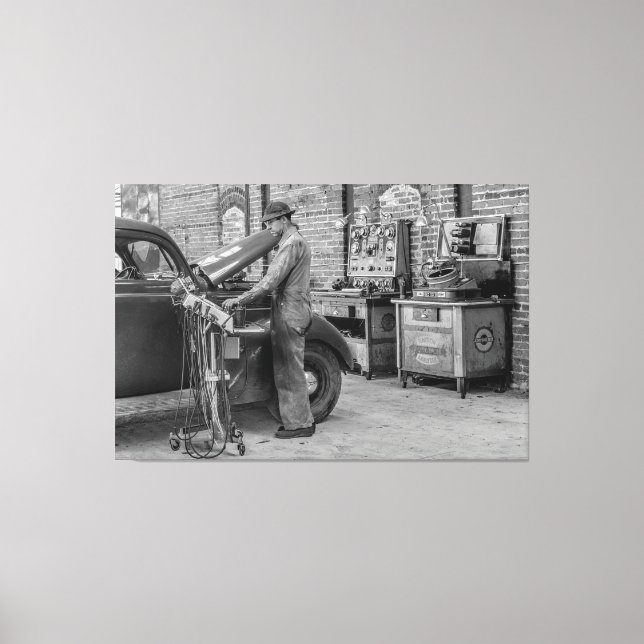 Impressão Em Tela O Mecânico moderno de 1939 (Frente)