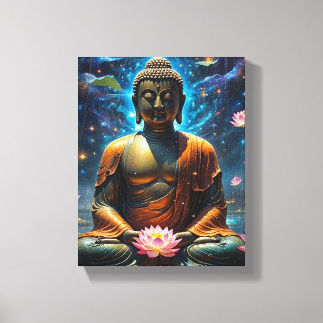 Impressão Em Tela O Mestre Buda Ascendido (Frente)