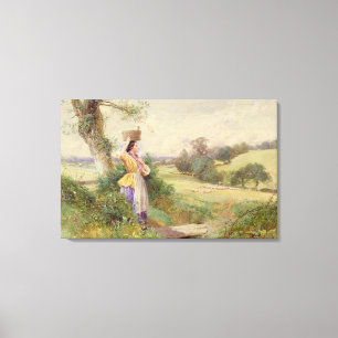 Impressão Em Tela O Milkmaid, 1860