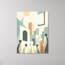 Impressão Em Tela O momento anterior - Dúvida e silêncio