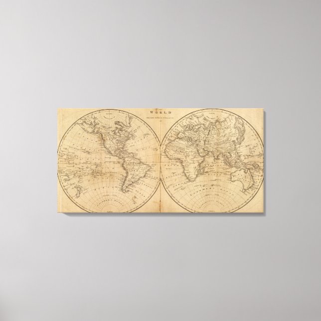 Impressão Em Tela O Mundo 3 (Frente)
