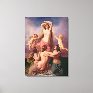 Impressão Em Tela O Nascimento de Vênus, 1846