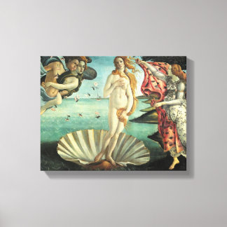 Impressão Em Tela O Nascimento de Vênus - Arte Clássica de Botticell