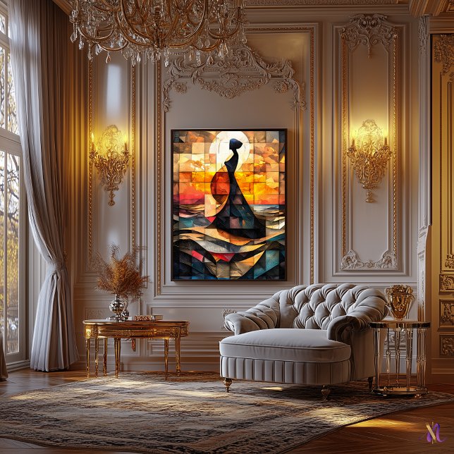 Impressão Em Tela O Nascimento de Vênus Vidro Escondido Trabalho de  (Criador carregado)