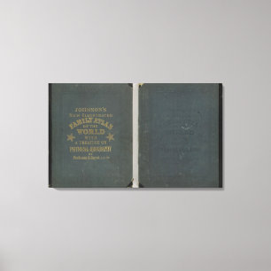 Impressão Em Tela O novo Atlas da Família Ilustrado de Johnson