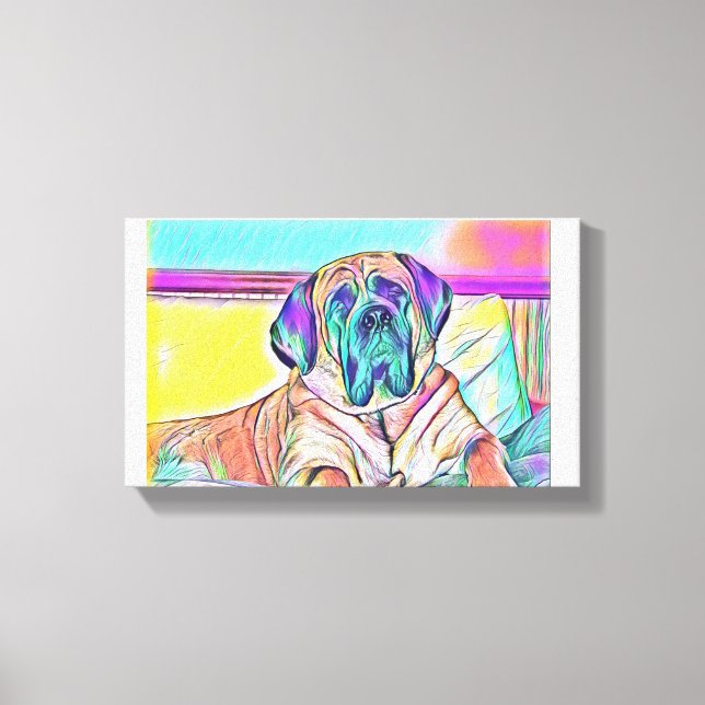 Impressão Em Tela O olhar (Frente)