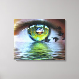 Impressão Em Tela O Olho do Beholder