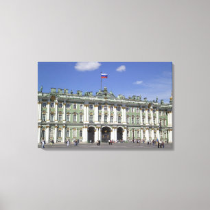 Impressão Em Tela O Palácio de Inverno, São Petersburgo, Rússia (RF)