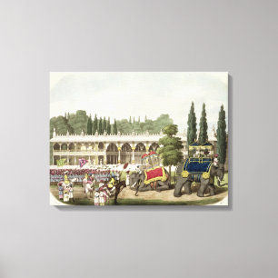 Impressão Em Tela O palácio de Tippoo Sahib (1749-99) gravado por T