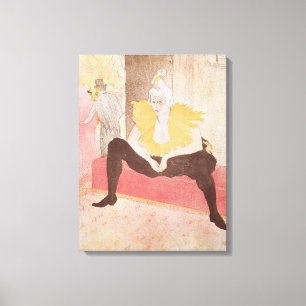 Impressão Em Tela O Palhaço Cha-U-Kao, 1896