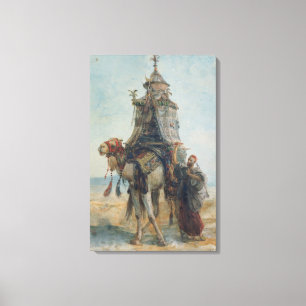 Impressão Em Tela O passeio do deserto, 1839 (w/c no papel)