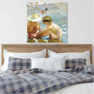 Impressão Em Tela O pé ferido pintado por Joaquin Sorolla