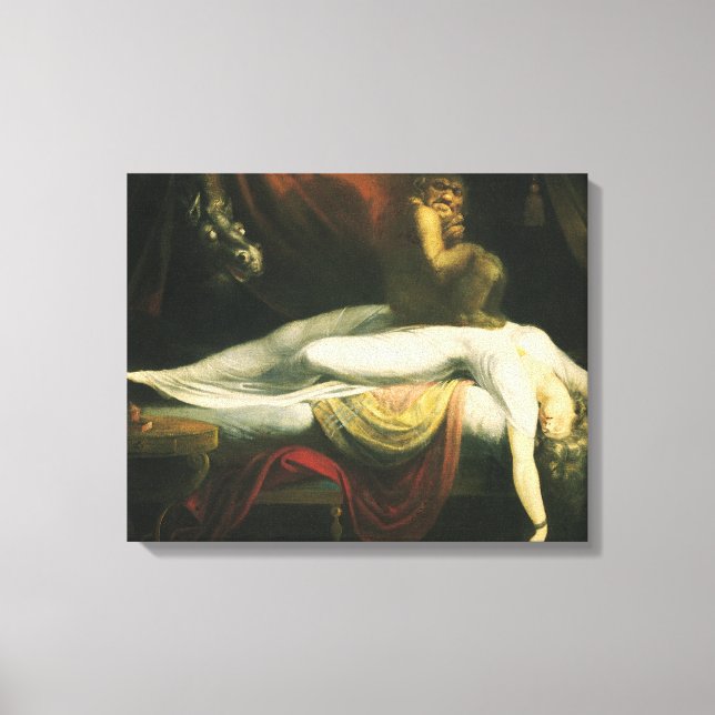 Impressão Em Tela O Pesadelo, Henry Fuseli (Frente)
