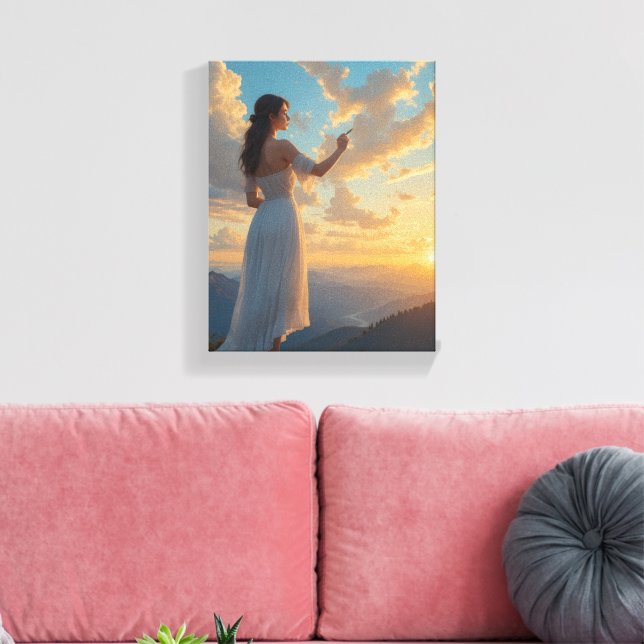 Impressão Em Tela O Pintor dos Céus (Insitu(Sala de estar))