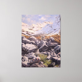 Impressão Em Tela O Poder das Montanhas e Rochas: Arte de Parede 