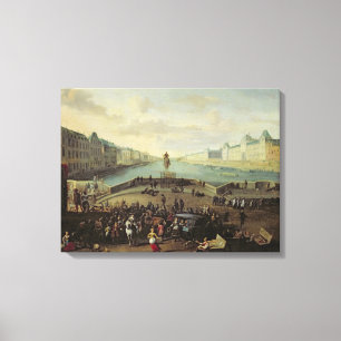 Impressão Em Tela O Pont Neuf, Paris, 1665-69