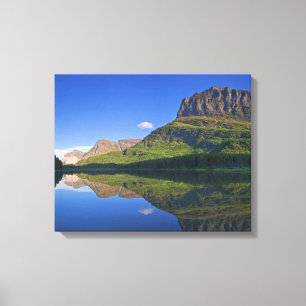 Impressão Em Tela O ponto Grinnel e o Monte Allen refletem-se em