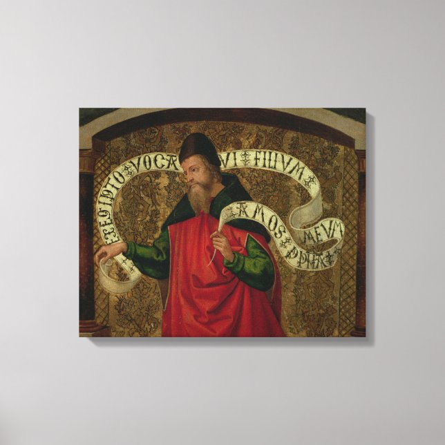 Impressão Em Tela O Profeta Amos, 1535 (Frente)