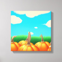 Impressão Em Tela O Pumpkin Patch