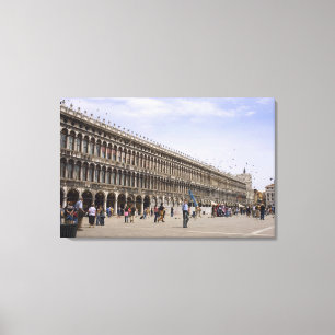 Impressão Em Tela O quadrado de St Mark, Veneza, Italia