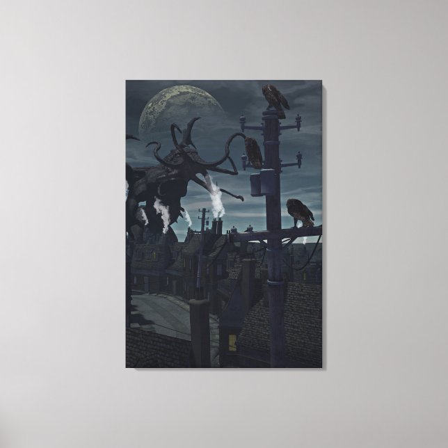 Impressão Em Tela O que as Corujas Viram (Frente)