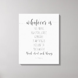 Impressão Em Tela O Que Quer Que Seja Verdadeiro Nobre Certo, Philip