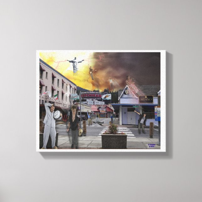 Impressão Em Tela O Raptura do Alasca (Frente)