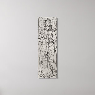 Impressão Em Tela O Recumbante Eleanor da Aquitânia