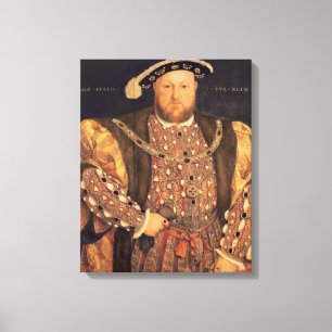 Impressão Em Tela O retrato de Henry VIII envelheceu 49, 1540