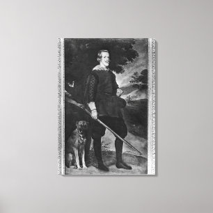Impressão Em Tela O retrato do rei de Philip IV da espanha gosta da