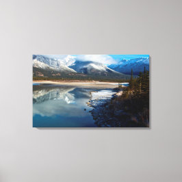 Impressão Em Tela O rio Athabasca no Parque Nacional de Jasper