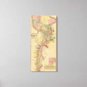 Impressão Em Tela O Rio Ohio e vale superiores