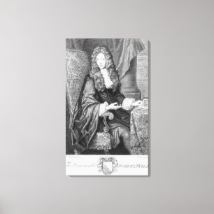 Impressão Em Tela O Robert honorável Boyle gravado por B. Baron