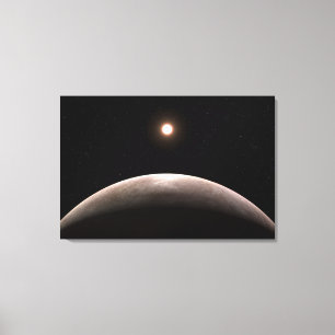 Impressão Em Tela O Rocky Exoplanla Lhs 475 B E A Sua Estrela Anfitr