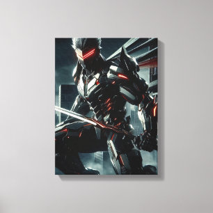 Impressão Em Tela O Ronin Sombra Silencioso