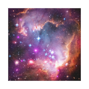 Impressão Em Tela O roxo Stars a astronomia de espaço da galáxia