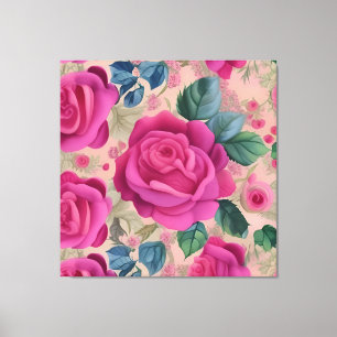Impressão Em Tela O Sabor Dos Rosas - Soft E Serene