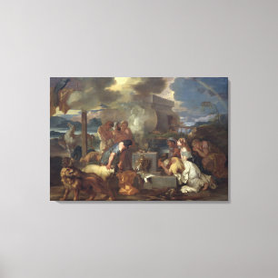 Impressão Em Tela O sacrifício de Noah, c.1640