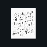 Impressão Em Tela O Santa Noite | Sinal de Natal<br><div class="desc">O Santa Noite | Sinal de Natal</div>