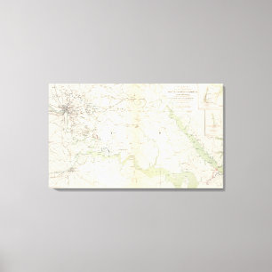 Impressão Em Tela O SE Virgínia, Ft Monroe, aproxima-se a Richmond