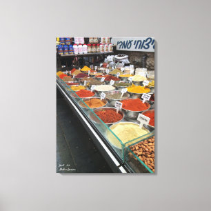 Impressão Em Tela O Shuk, Jerusalém Israel 2016