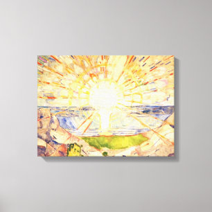 Impressão Em Tela O Sol De Edvard Munch