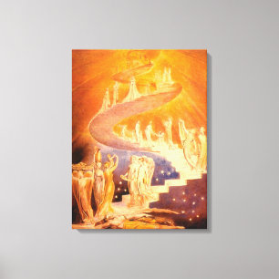 Impressão Em Tela O Sonho de Jacó por William Blake