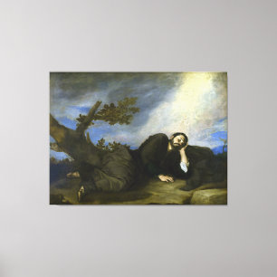 Impressão Em Tela O sonho de Jacob por José de Ribera