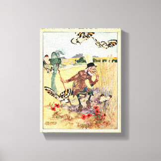 Impressão Em Tela O Sussuro da Borboleta - Imagem Vintage