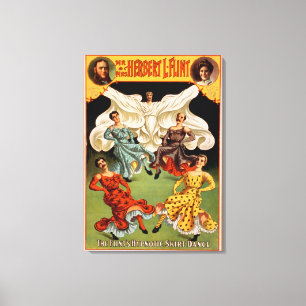 Impressão Em Tela O teatro hipnótico da dança da saia dos sílex