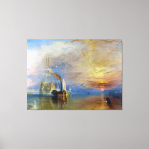 Impressão Em Tela O Temeraire de combate por J.M.W. Turner